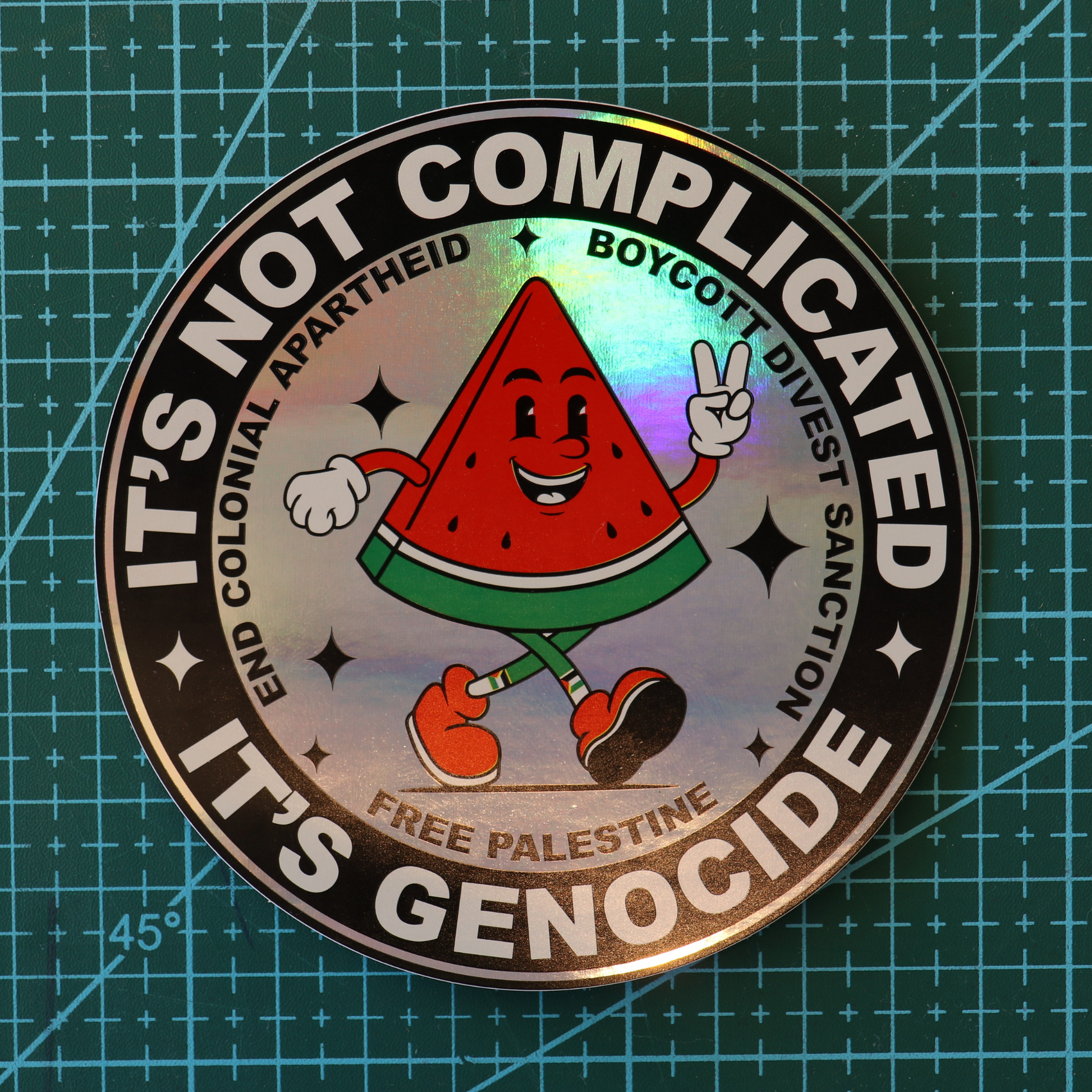 It's Not Complicated Eggshell Sticker 15 Pack - Includes Postage