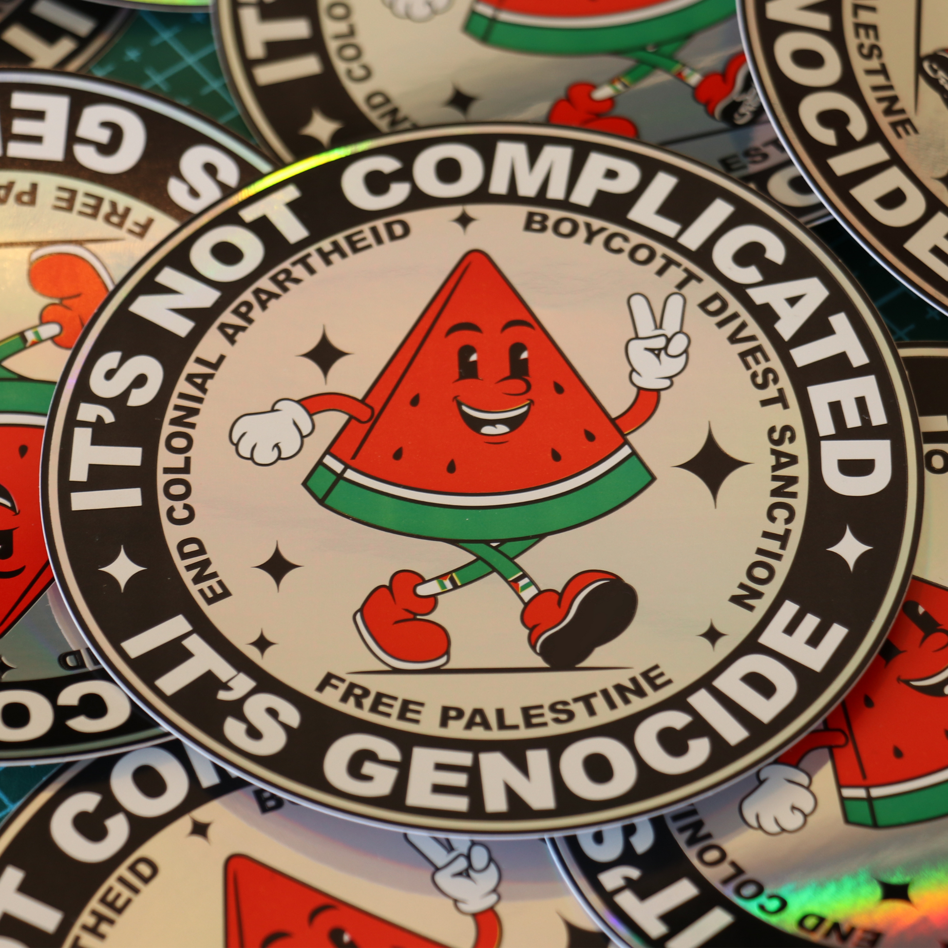 It's Not Complicated Eggshell Sticker 15 Pack - Includes Postage