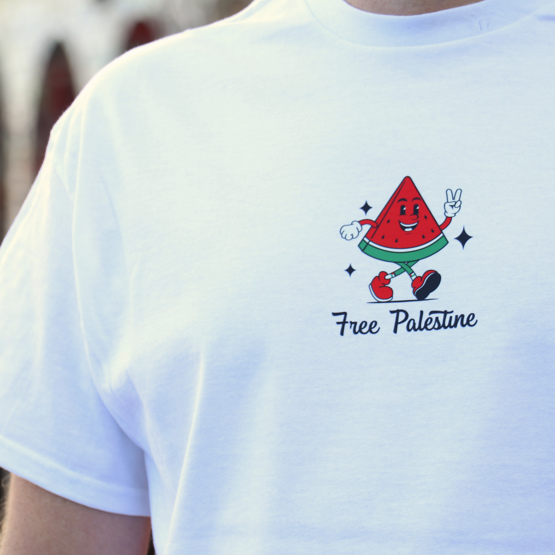 Free Palestine Melon Man - T-shirt (Men)