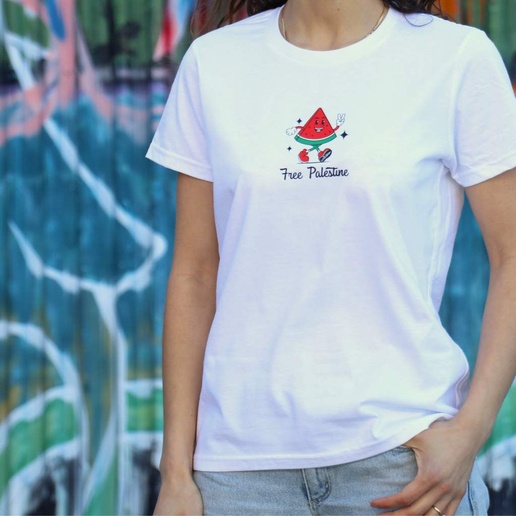 Free Palestine Melon Man - T-shirt (Women)