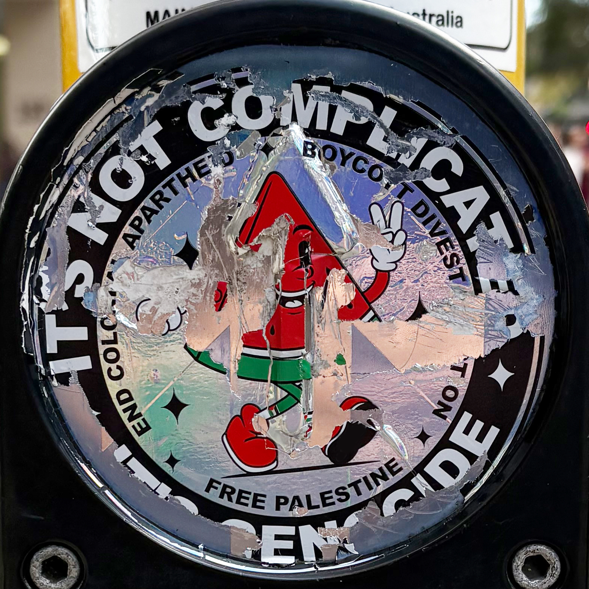 50 Pack - It's Not Complicated Eggshell Sticker - Includes Postage