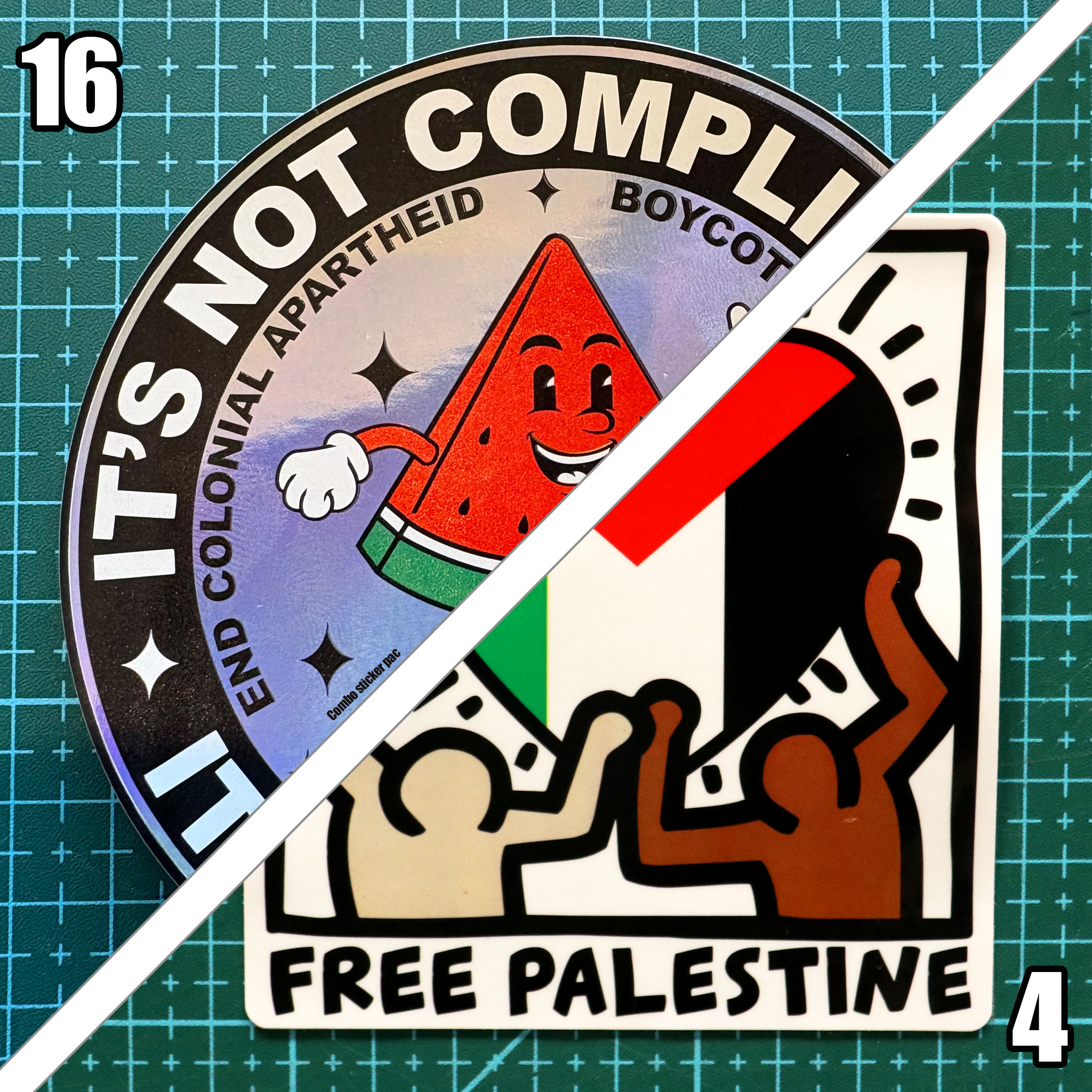 Sticker Combo A - 20 Pack - Includes Postage
